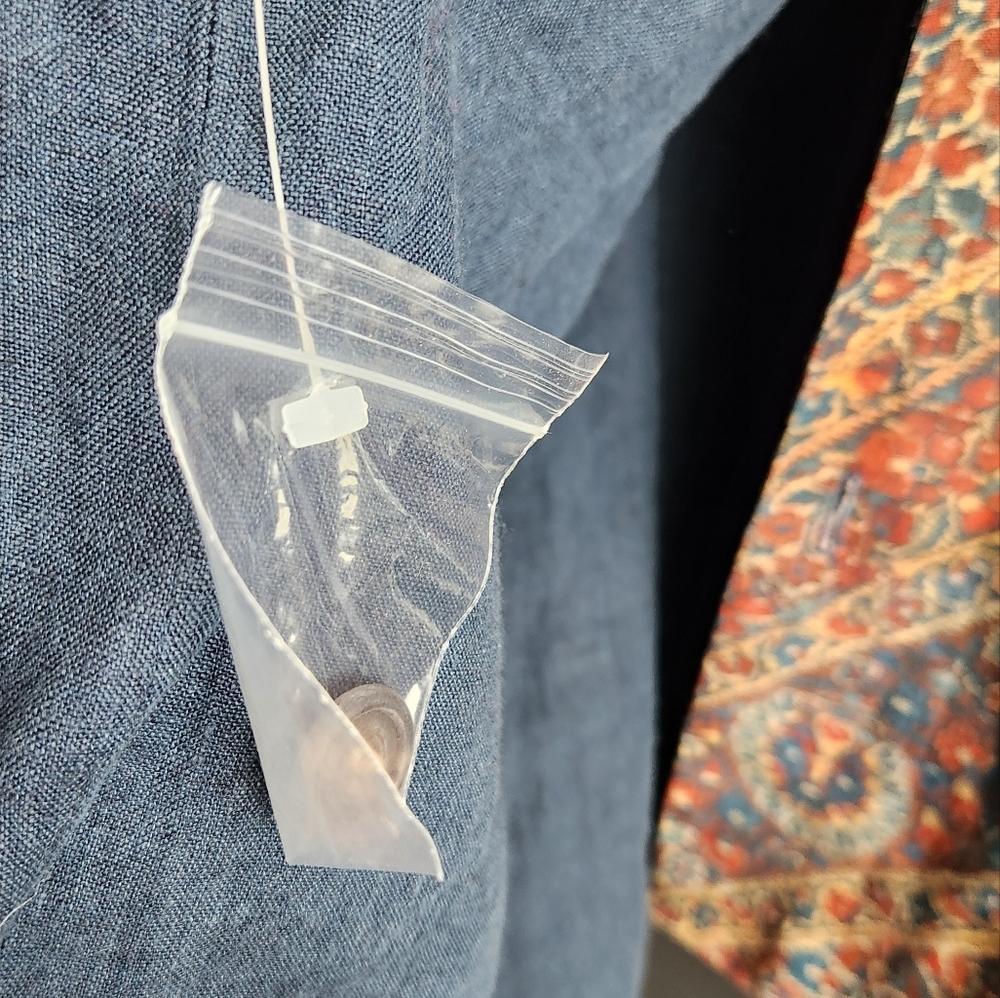 Eskandar Linen Print Blazer - Picture 7 of 13